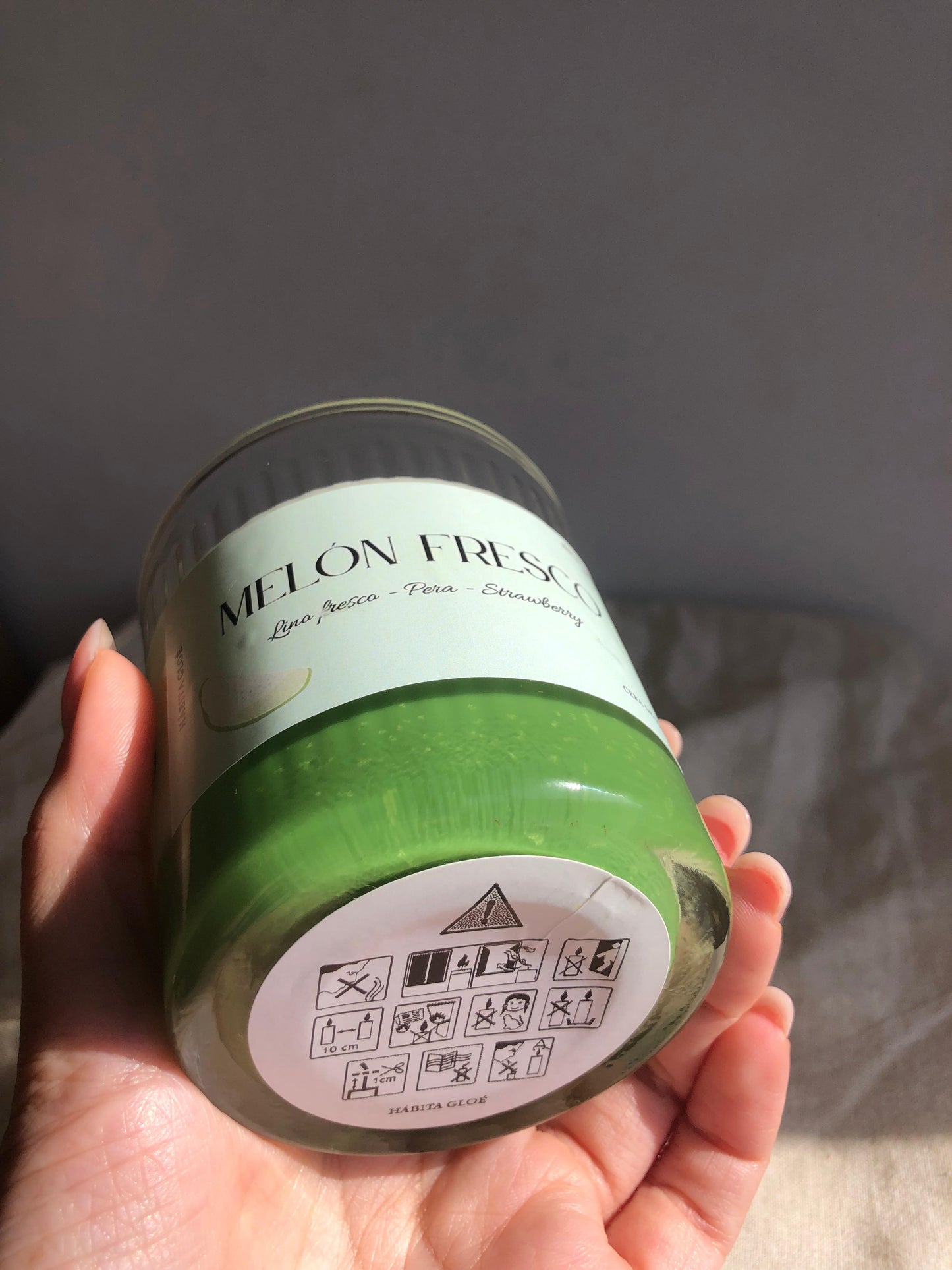 Vela chicle de Melón