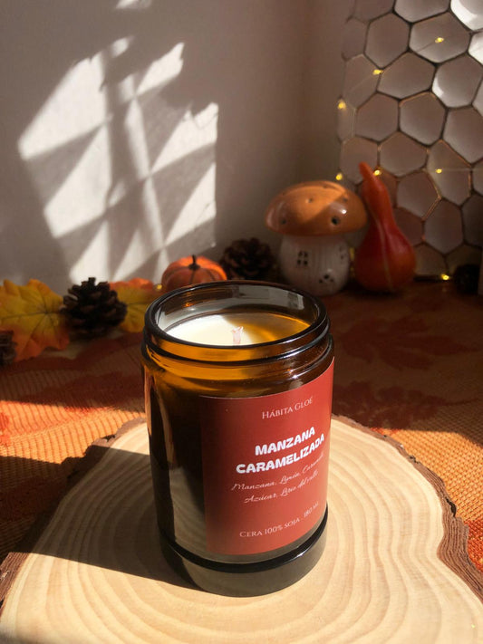 Vela Manzana Caramelizada
