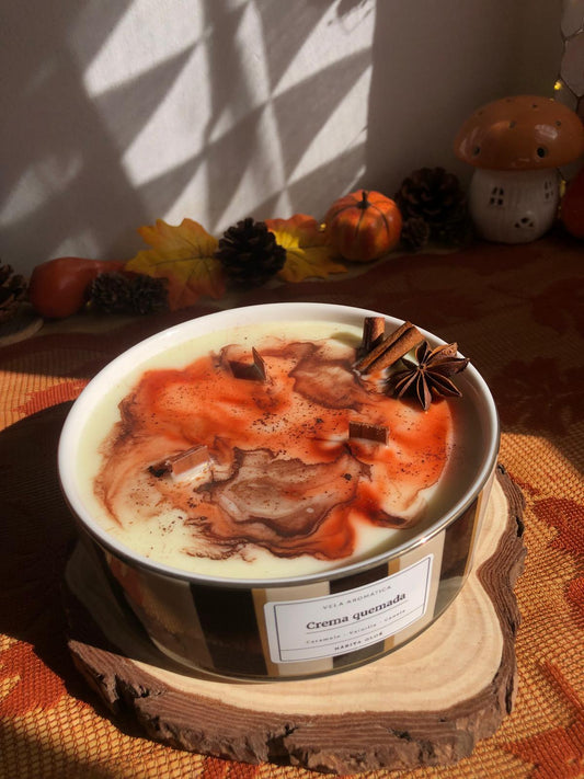Vela XL Crema Tostada