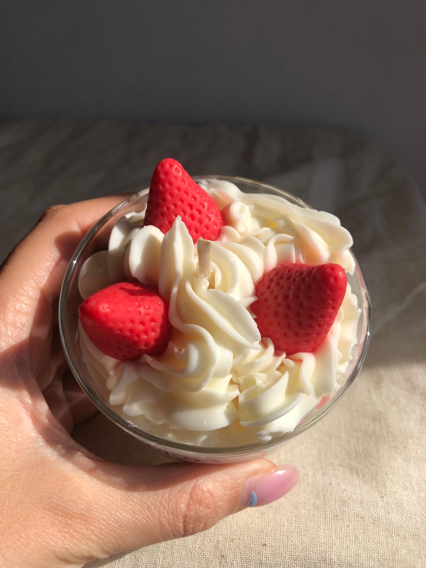 Vela de Fresas & Nata