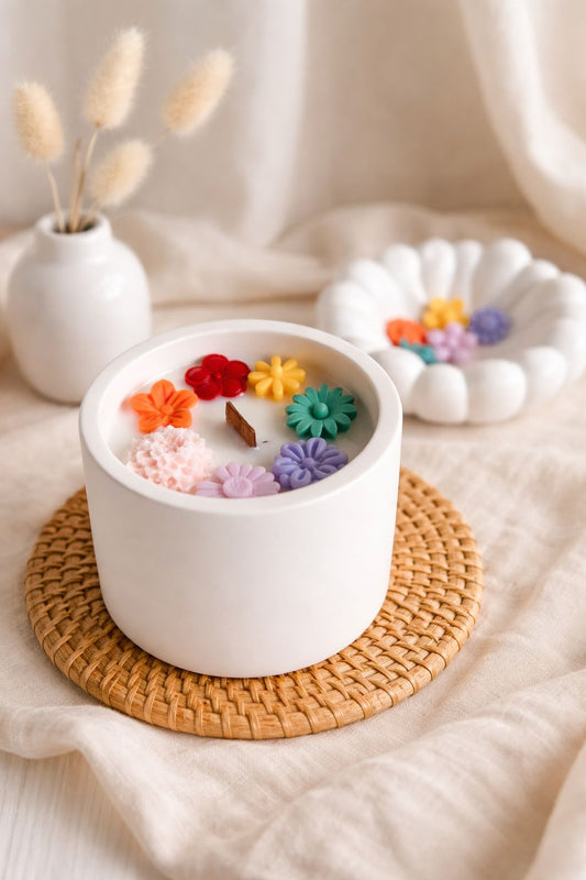 Vela de Explosión Floral