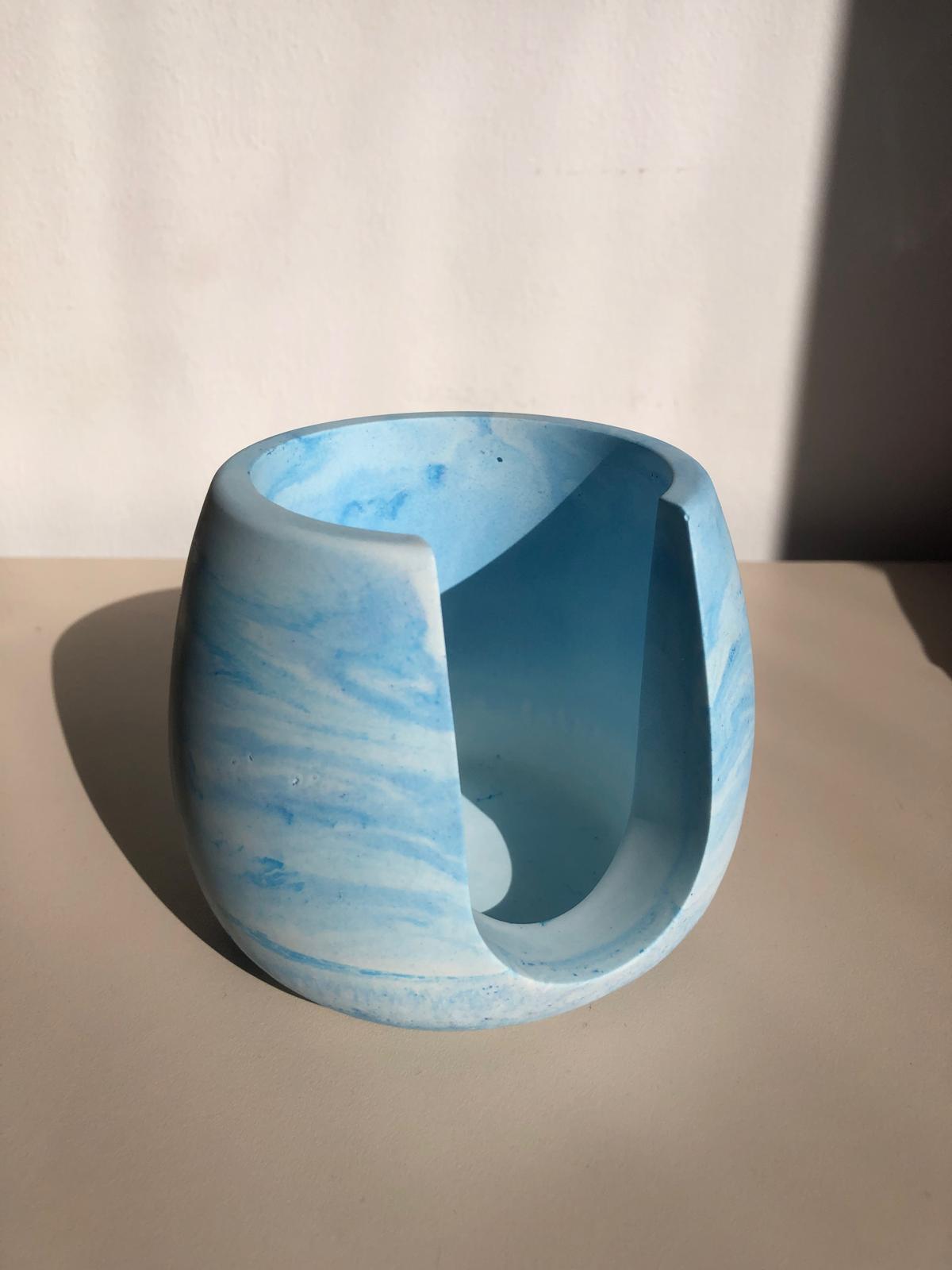 Quemador Óvalo azul