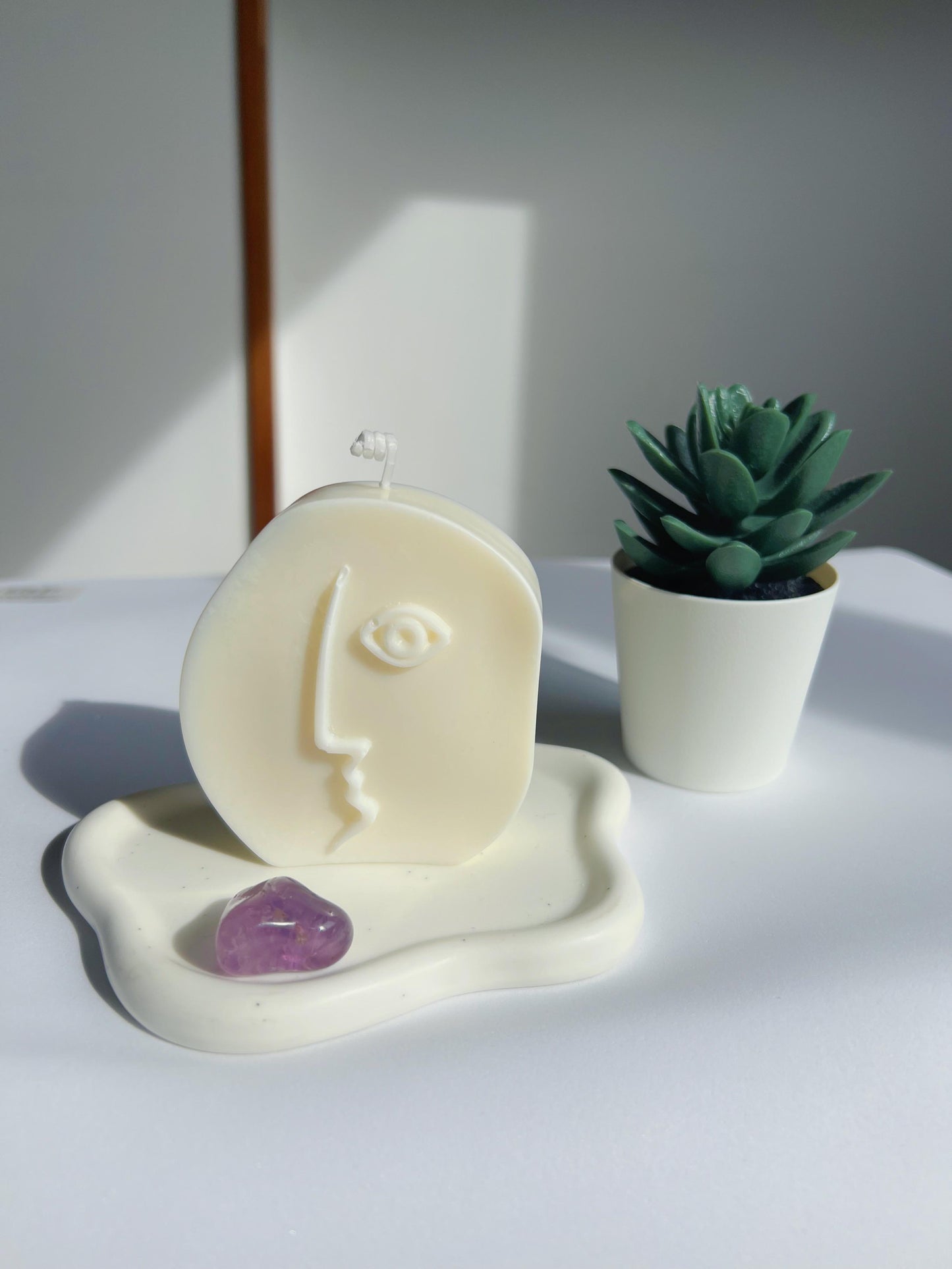 Vela decorativa - Rostro lateral