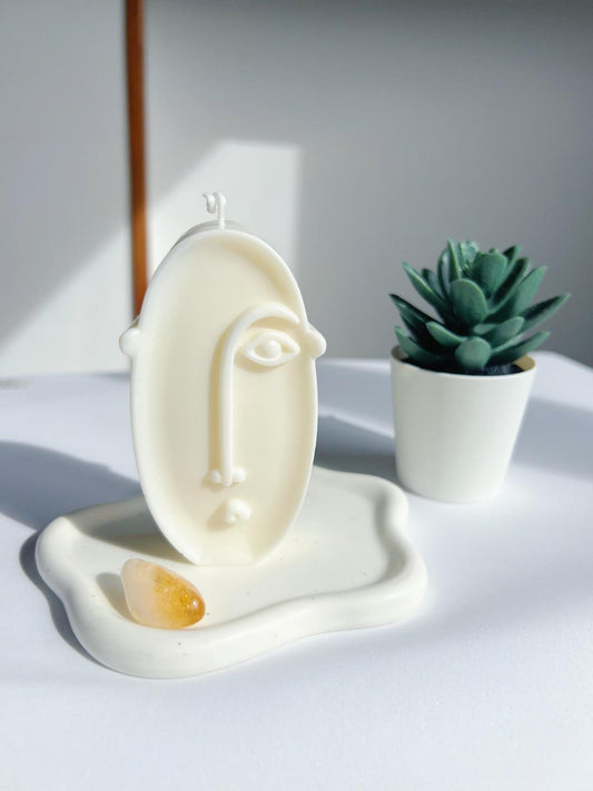 Vela decorativa - Rostro frontal