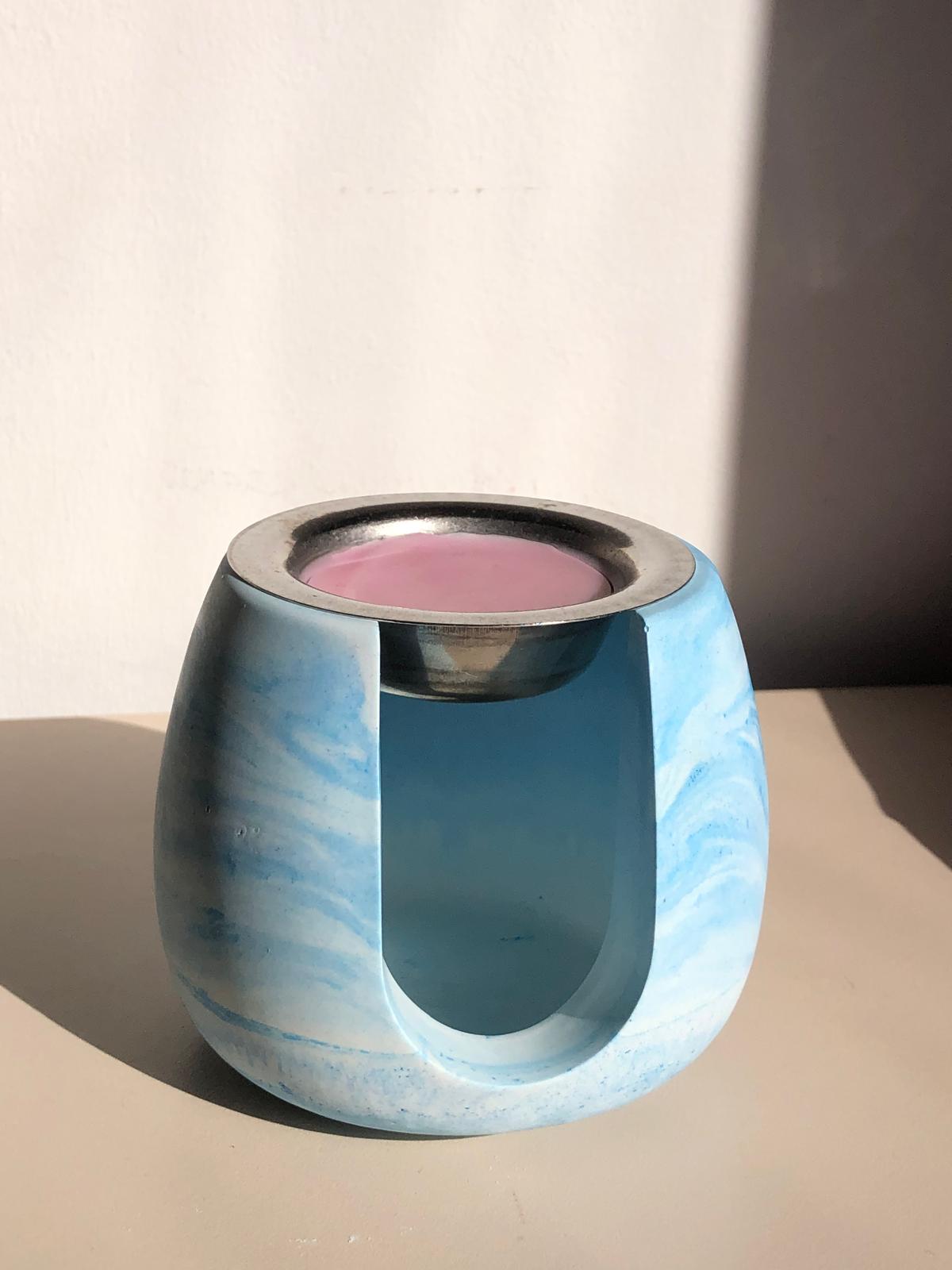 Quemador Óvalo azul