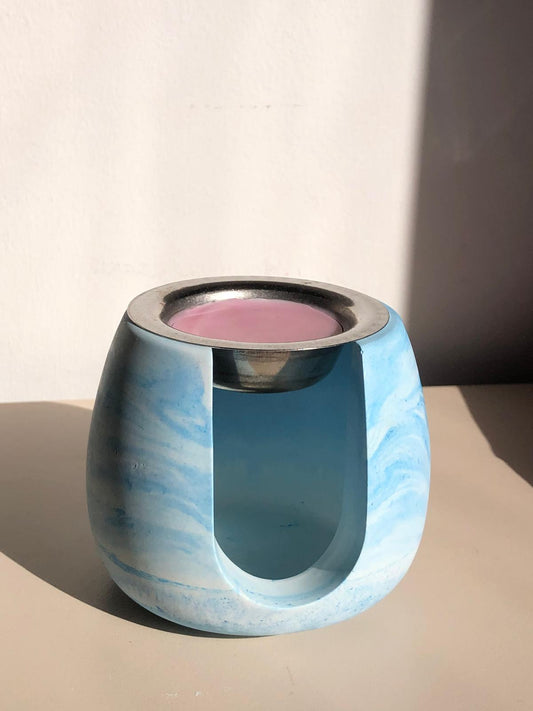Quemador Óvalo azul